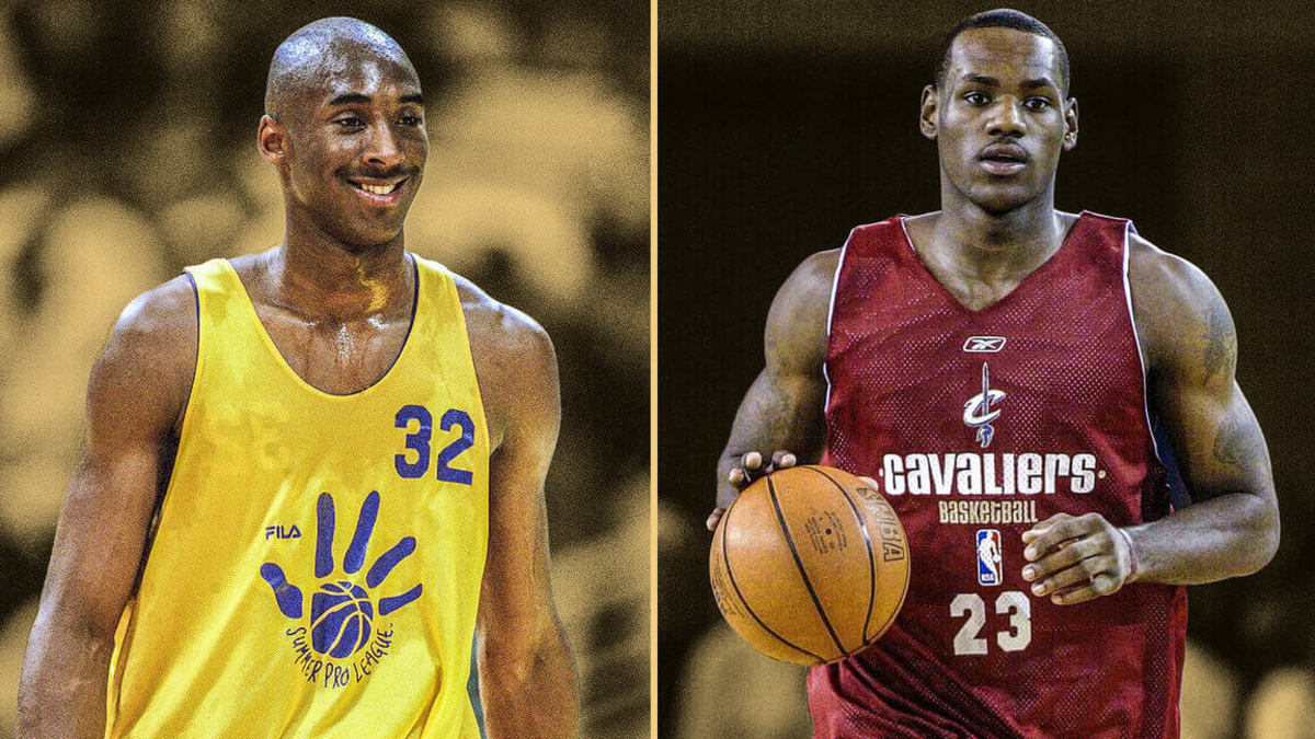 Lebron james compared best sale to kobe bryant