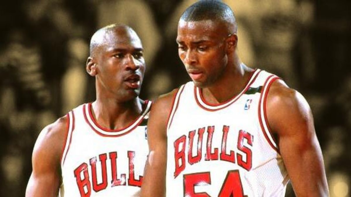 Michael Jordan and Horace Grant