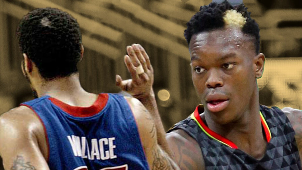 The story behind Dennis Schroder's blond spot and Rasheed Wallace bald spot  revealed - Basketball Network - Your daily dose of basketball