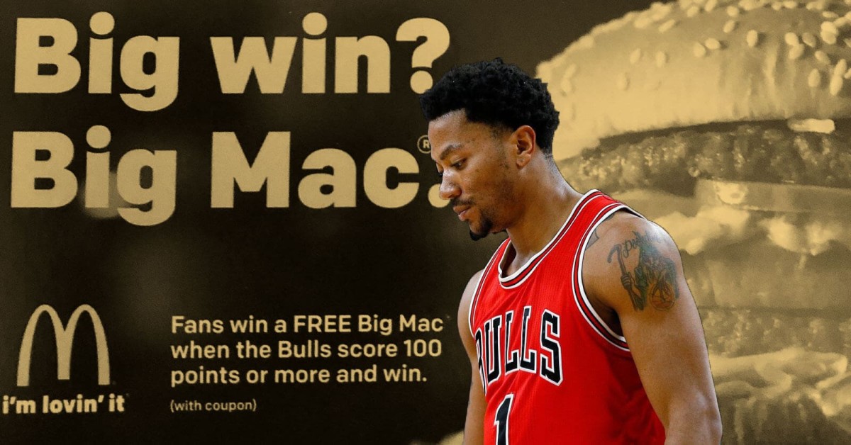 When DRose deprived 21,919 fans of a free Big Mac Basketball Network