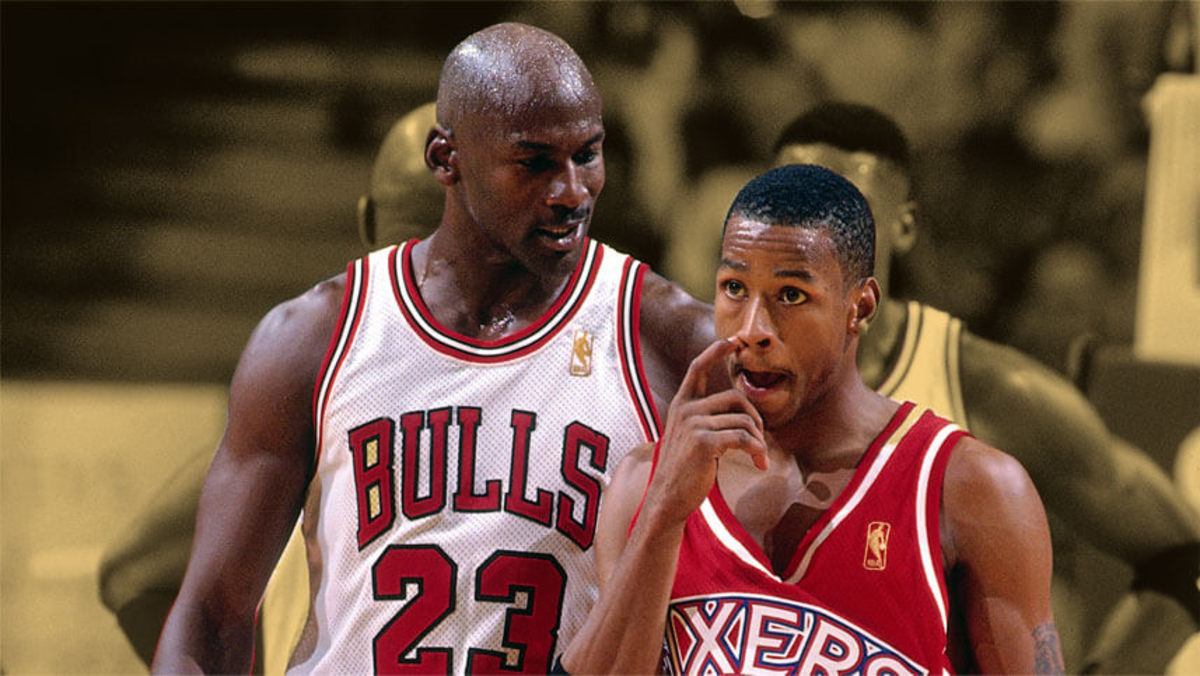 Allen Iverson describes his first game against MJ