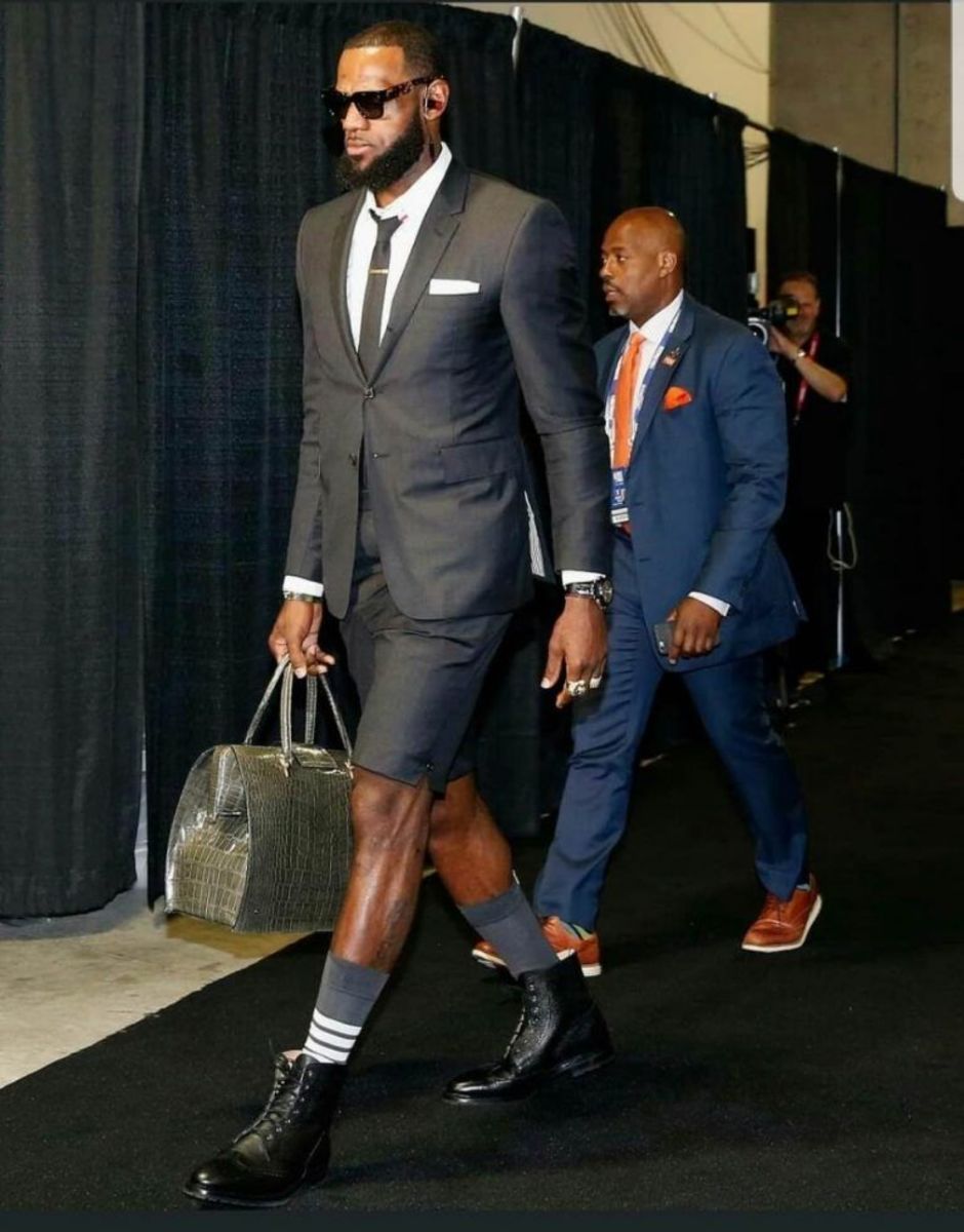 NBA Players' WORST Pre-Game Outfits 🙅🏽‍♂️, Russell Westbrook is just  really weird about his fashion but LeBron James in that shorts is fire  though 🔥, By NBA TikTok