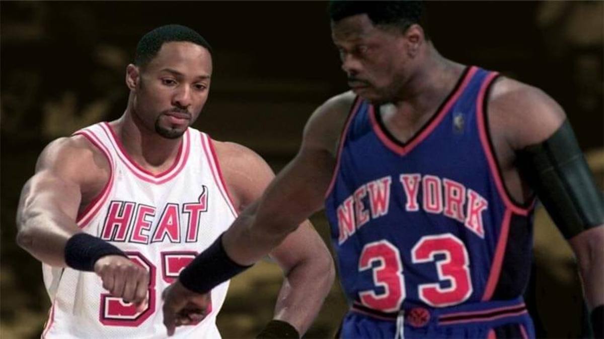 Alonzo Mourning and Patrick Ewing had their fair share of battles in the paint