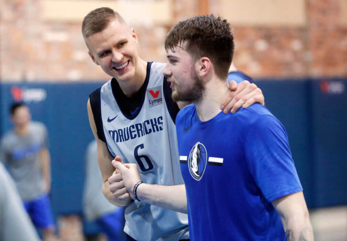 Julius "Dr.J" Erving is a big fan of Luka Doncic and Kristaps Porzingis