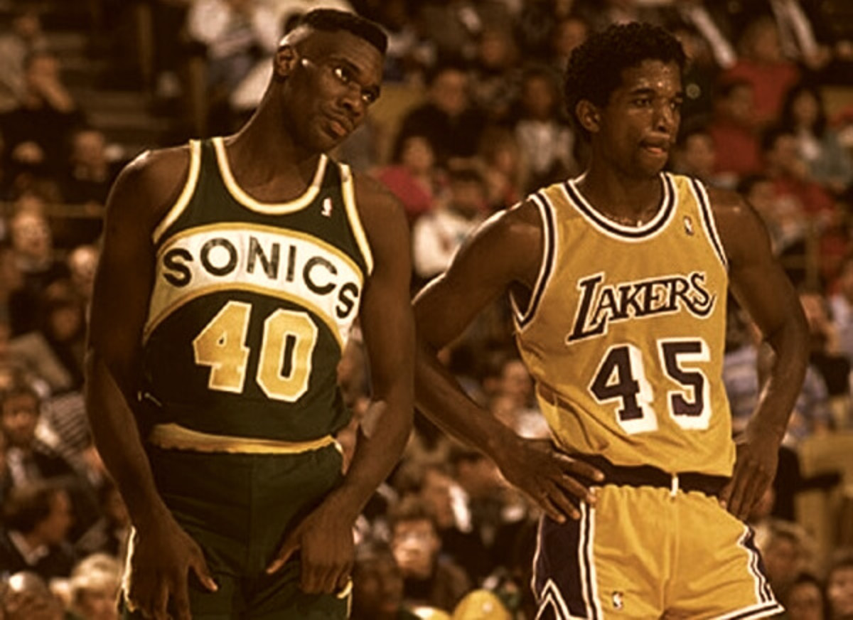 THAT TIME ROOKIE Shawn Kemp put on a show against the Los Angeles