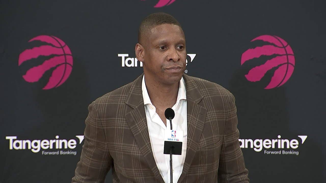 Raptor's president Masai Ujiri promised everyone he will bring the team to  the NBA Finals after last year's sweep against the Cleveland Cavaliers -  Basketball Network - Your daily dose of basketball