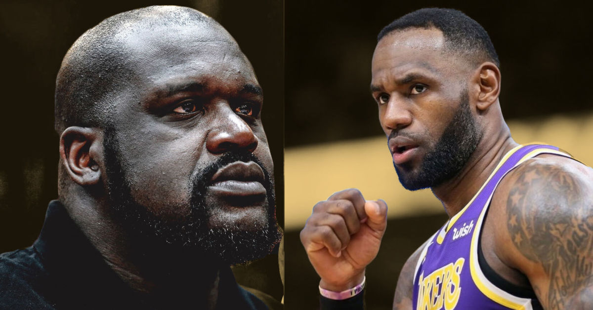 Shaq lebron sale