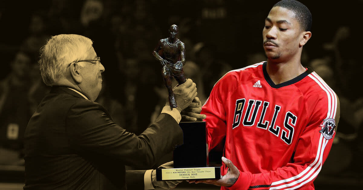 Derrick Rose's MVP trophy is still with his mom - Basketball Network - Your  daily dose of basketball