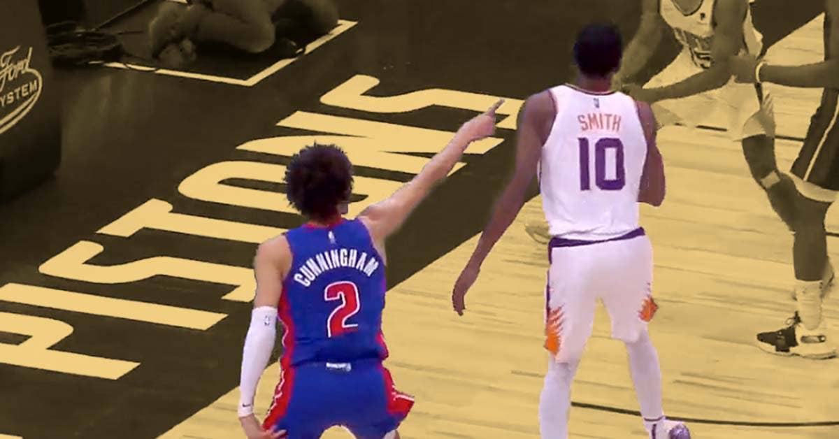 Cade Cunningham S Ejection For Pointing Is The Latest Blunder By Nba