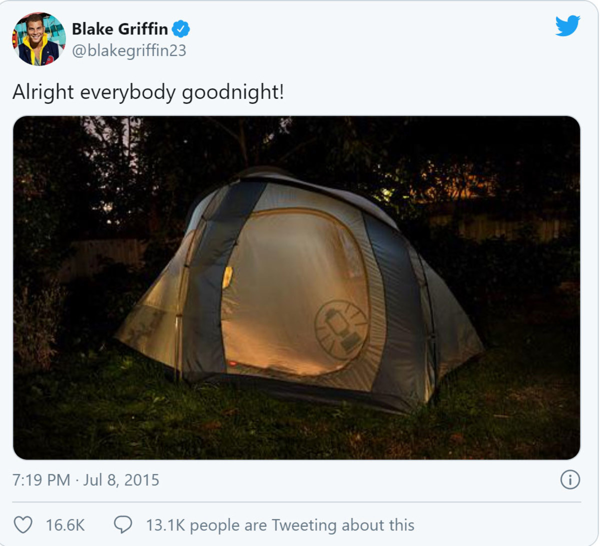 Blake-camping