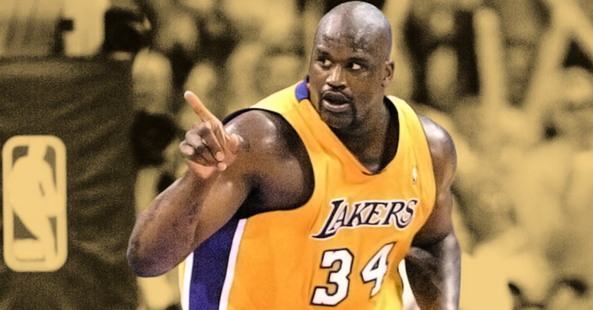 Shaquille O'Neal during his time with the Lakers