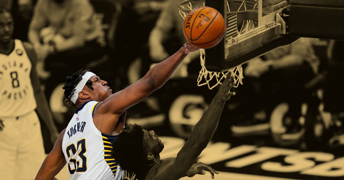 Myles Turner's epic reaction to being snubbed from AllNBA Defensive