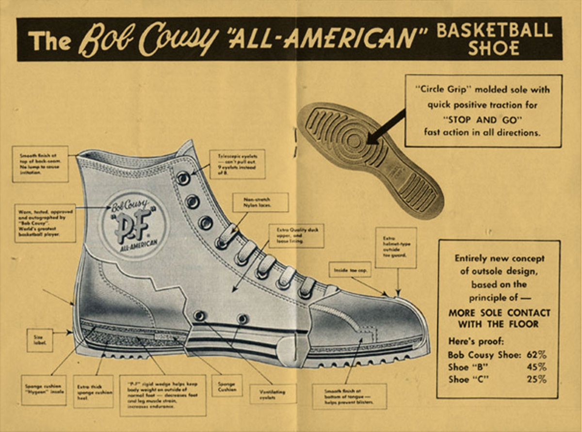 The Bob Cousy Basketball Shoe