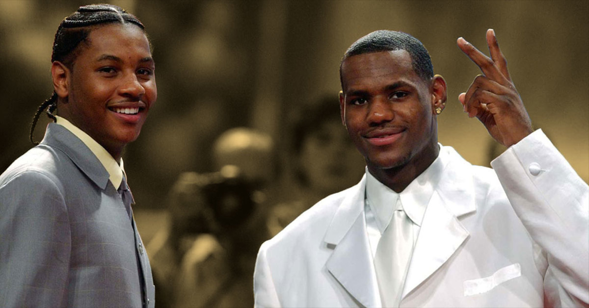 Carmelo anthony hotsell draft day