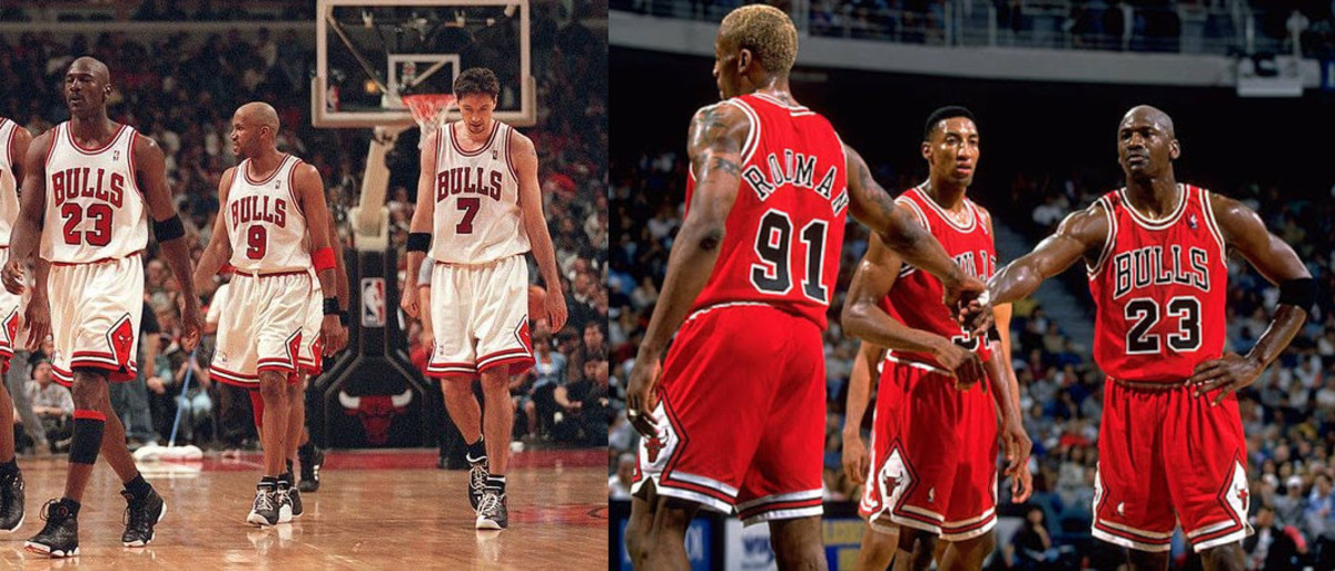 Chicago bulls on sale players 1998
