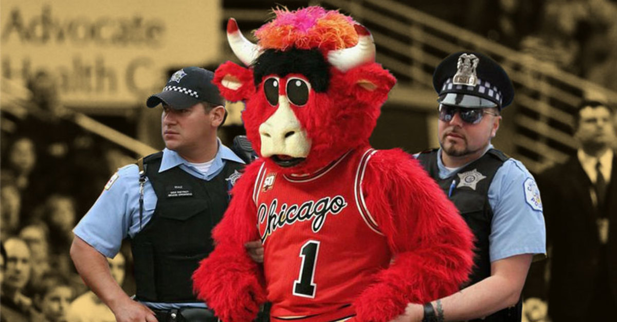 Chicago Bulls mascot Benny the Bull