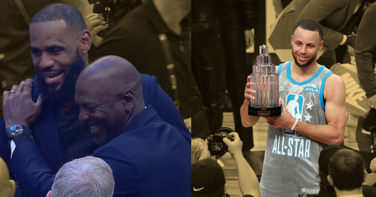 LeBron James and Michael Jordan hugged it out, Stephen Curry took home MVP honors