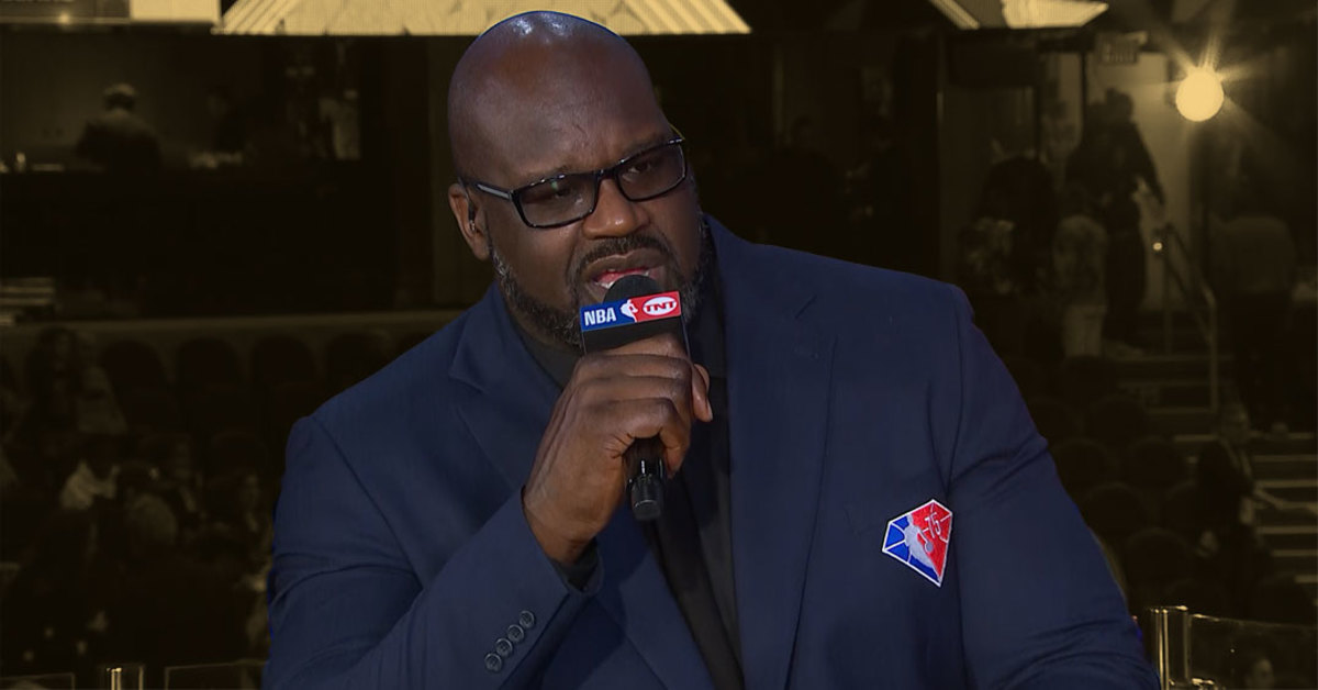 Shaquille O'Neal gave praise to everyone who helped him