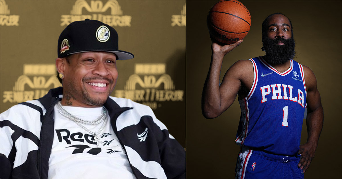 Allen Iverson is ecstatic about James Harden and the Sixers
