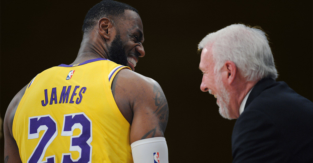 Gregg Popovich has nothing but respect for LeBron