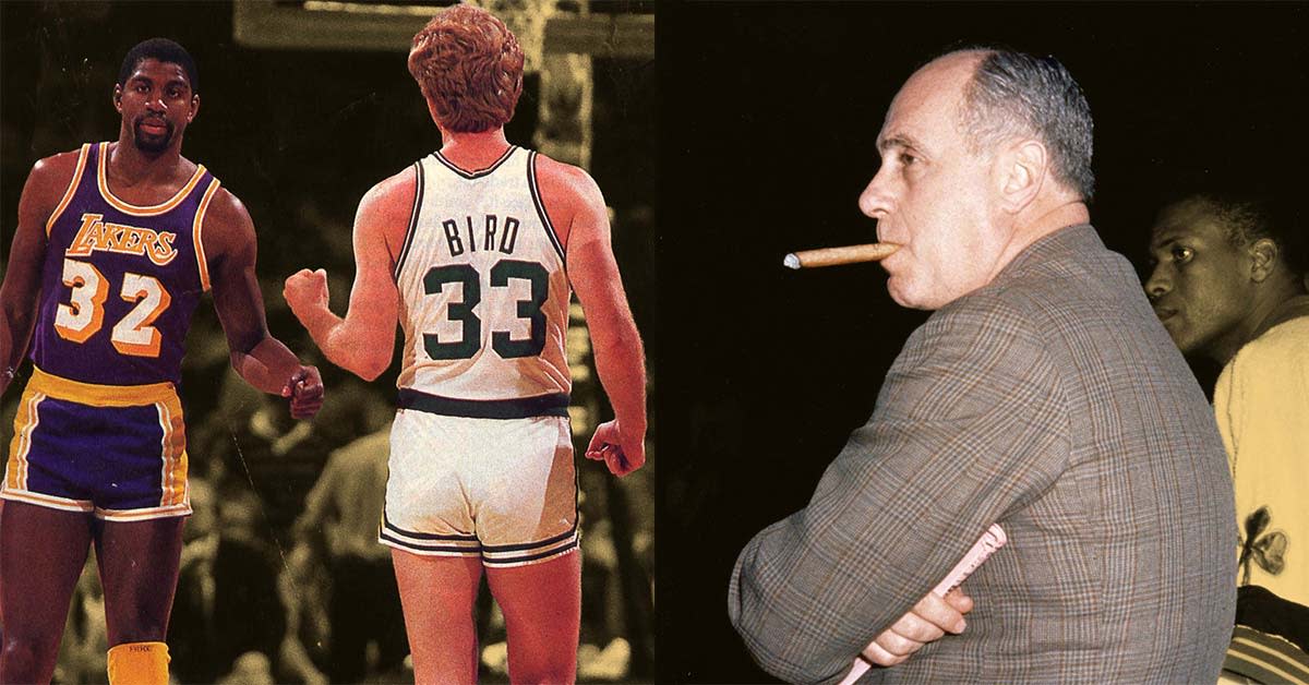 Red Auerbach, Magic Johnson, Larry Bird and the Celtics-Lakers rivalry