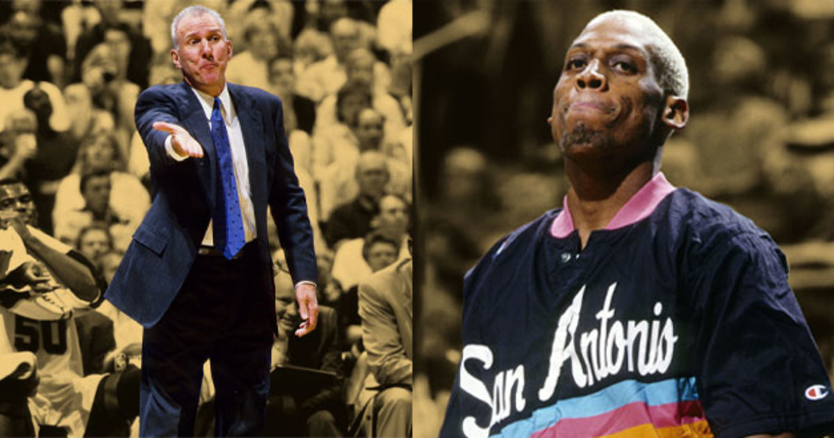 Pop and Rodman didn't have the best realtionship.