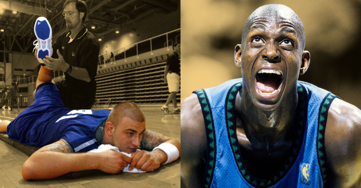 Mario Kasun had a short NBA stint with the Magic, while Kevin Garnett on the other hand is an NBA legend.