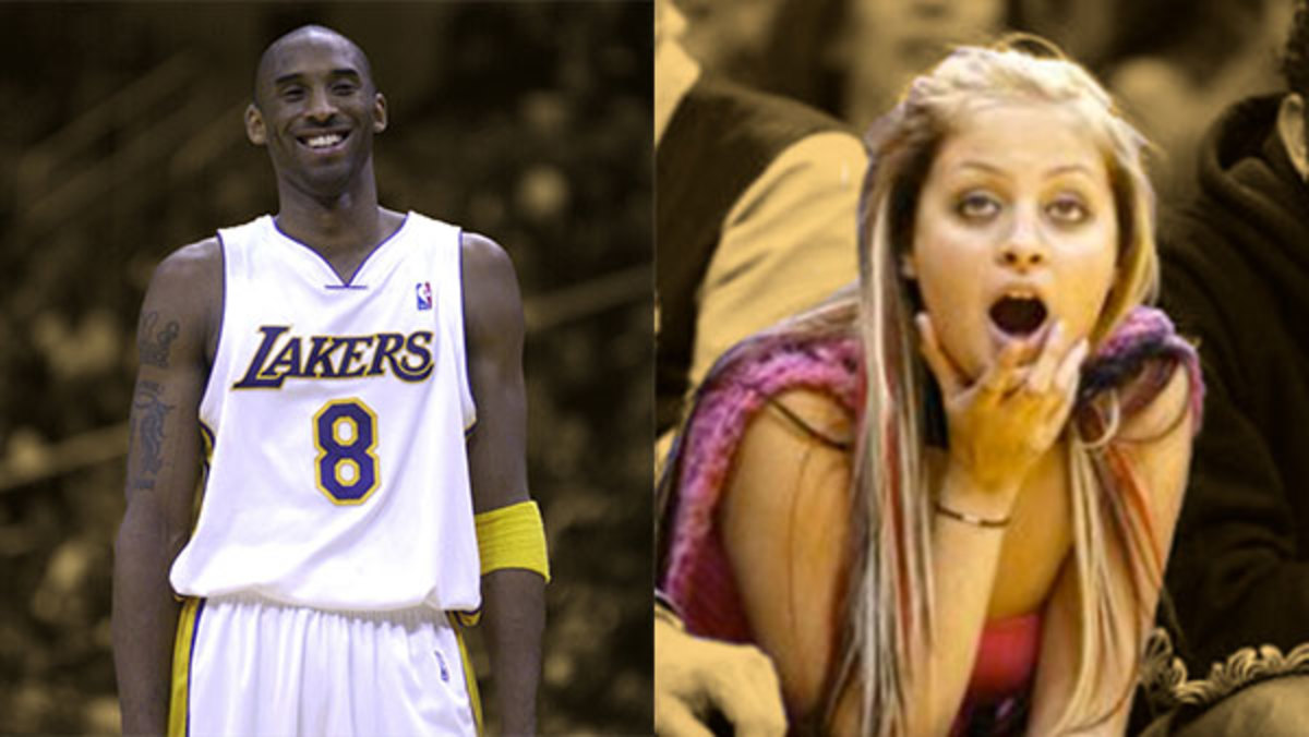 Los Angeles Lakers guard Kobe Bryant and Nicole Ritchie