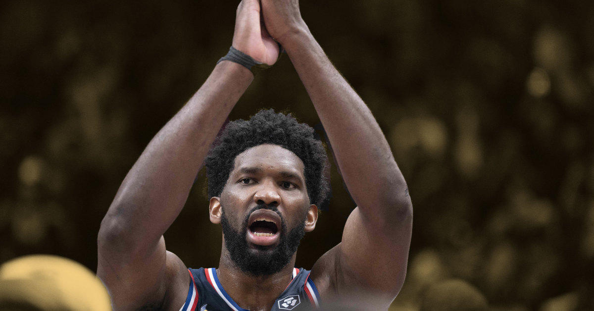 Embiid gave the refs a sarcastic clap after the game.