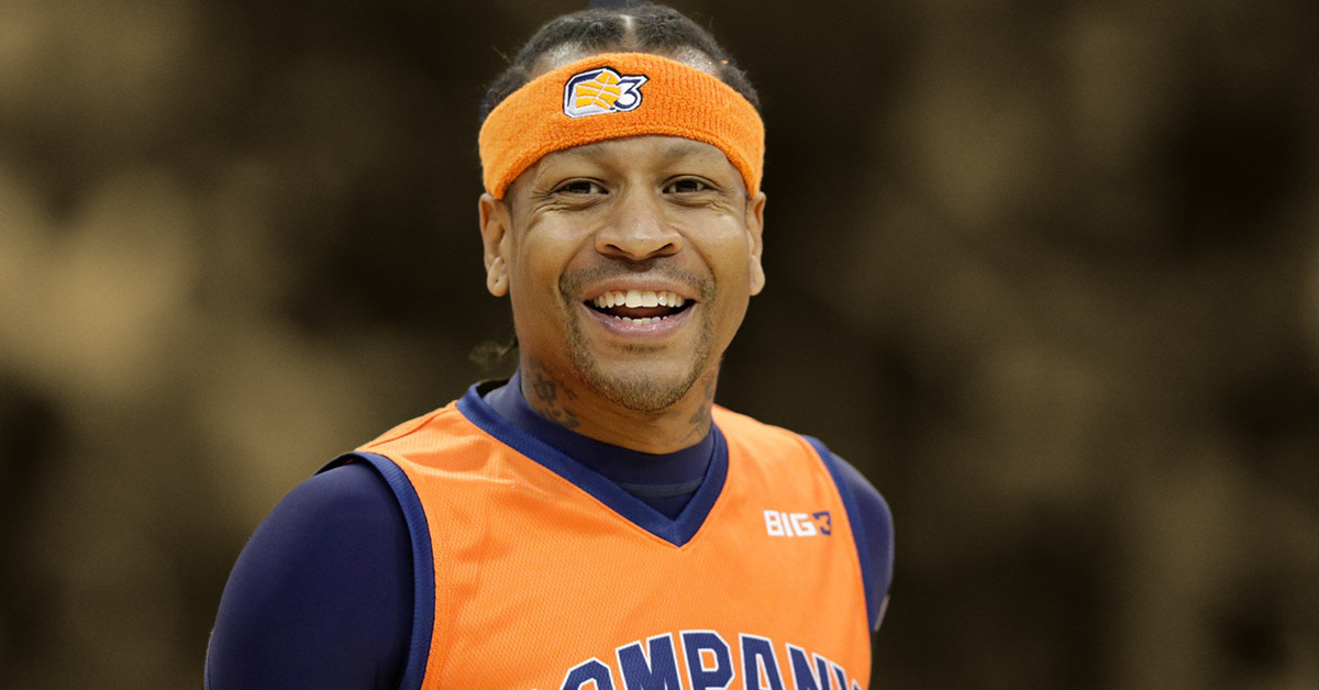 Allen Iverson would rather play football than basketball today