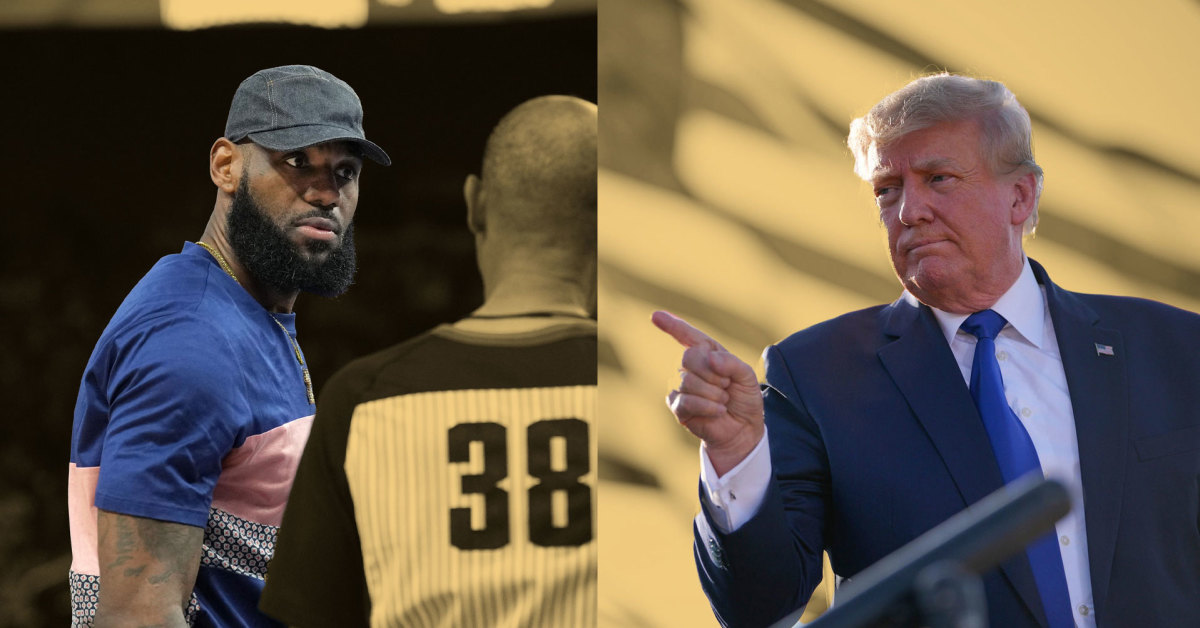 Lebron james sales trump