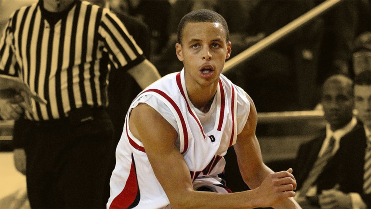 Davidson Wildcats guard Stephen Curry