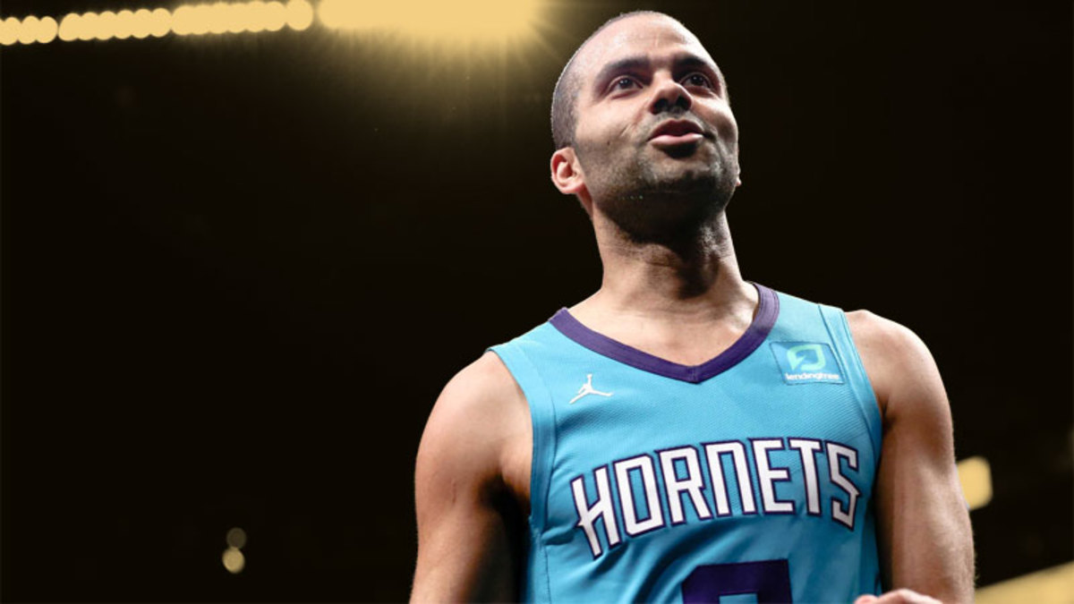 Tony Parker in a Hornets jersey, which happened last season. : r/nba