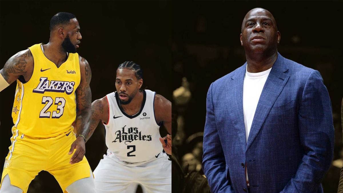 Magic Johnson believes that he would ve landed Kawhi Leonard to the Los Angeles Lakers Basketball Network Your daily dose of basketball