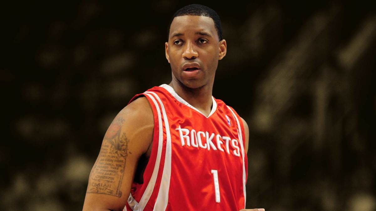 March 22, 2008; Houston Rockets superstar Tracy McGrady during the game against the Phoenix Suns at the US Airways Center