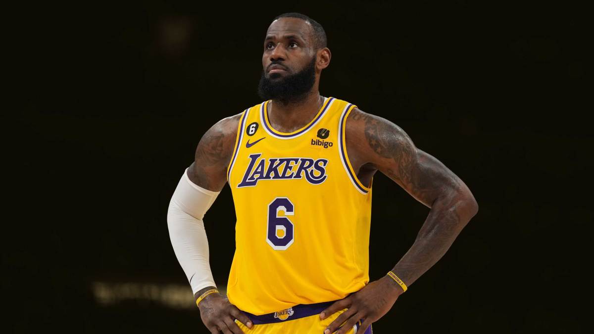 January 18, 2023; Los Angeles Lakers forward LeBron James during the game against the Sacramento Kings at Crypto.com Arena