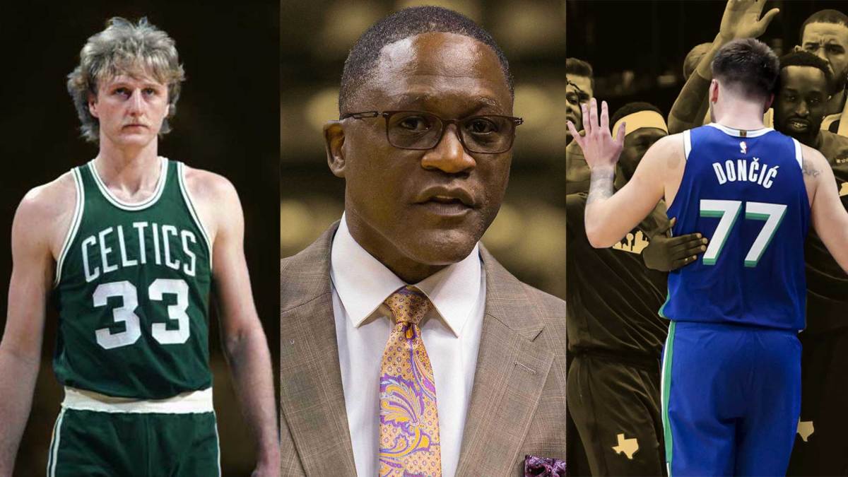 Dominique Wilkins laughs at Luka DoncicLarry Bird comparisons