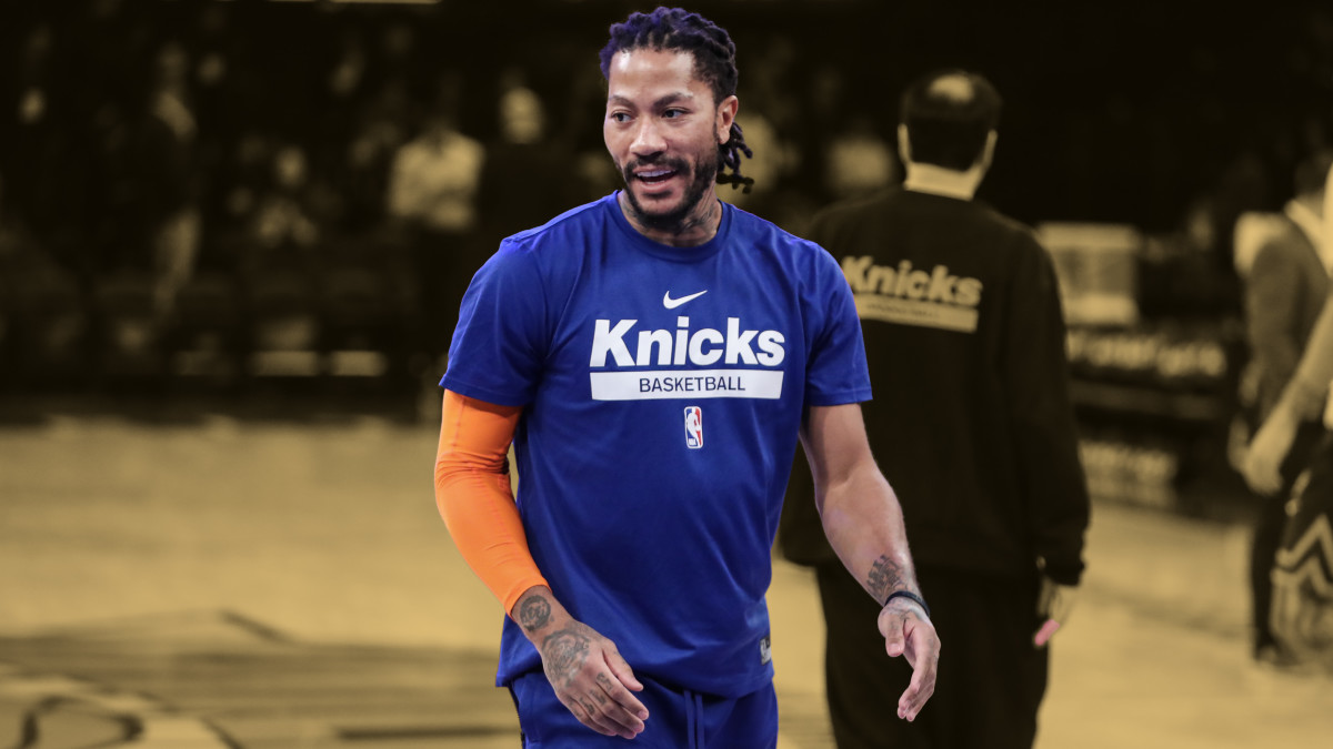 "DRose, that's a legend" Julius Randle together with the MSG fans