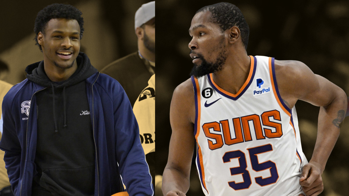 kevin durant bronny james