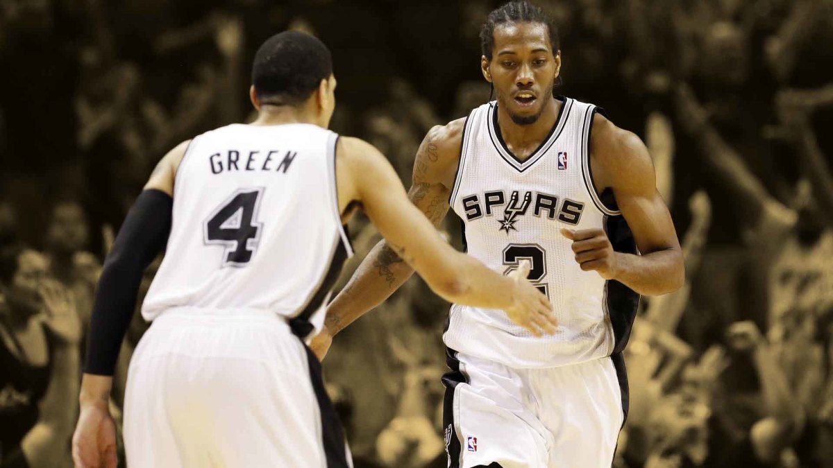 Danny Green's description of Kawhi Leonard when he first saw him: “He's  like a science experiment”