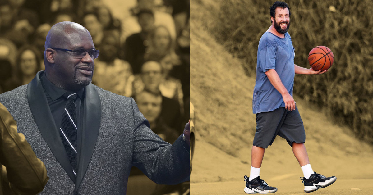 Shaquille O'Neal and Adam Sandler