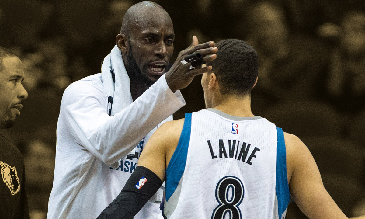Zach LaVine after realizing he was using Kevin Garnett's locker in Minnesota: 'I’m actually kind of scared'