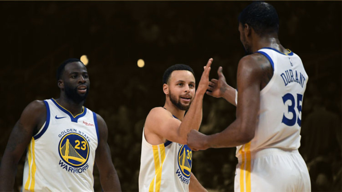 Steph Curry, Draymond Green react to Kevin Durant's game-tying jumper