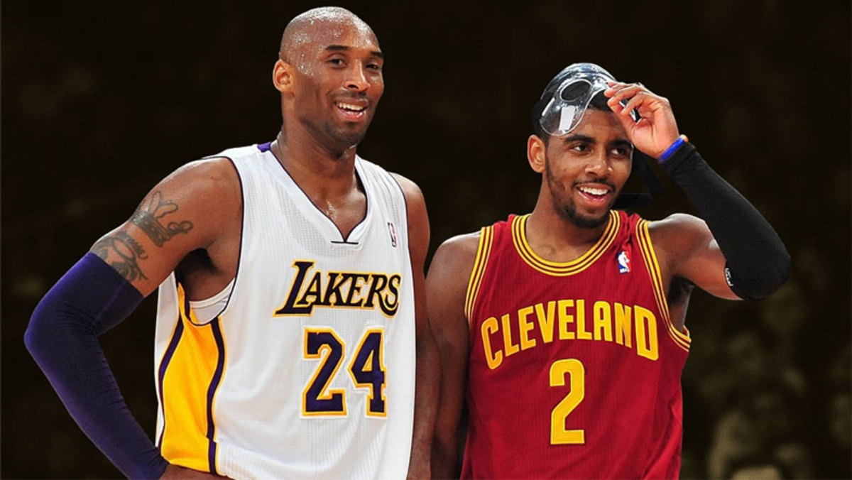 Throwback to Kyrie rocking the Kobe jersey pregame 🔥