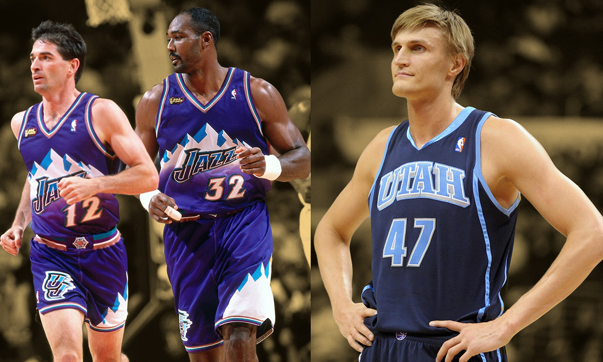 Andrei Kirilenko describes Karl Malone and John Stockton on the court: 'They had two different personalities'
