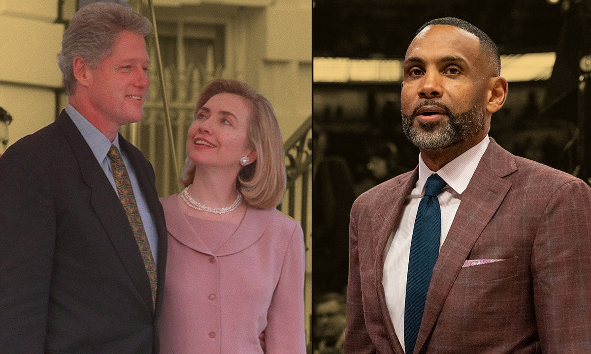 Grant Hill remembers when Bill and Hillary Clinton came to watch him play in high school