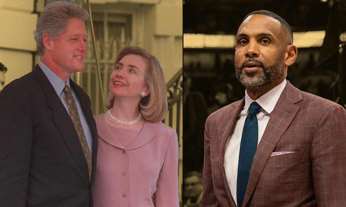 Basketball star Grant Hill campaigns for Hillary Clinton in