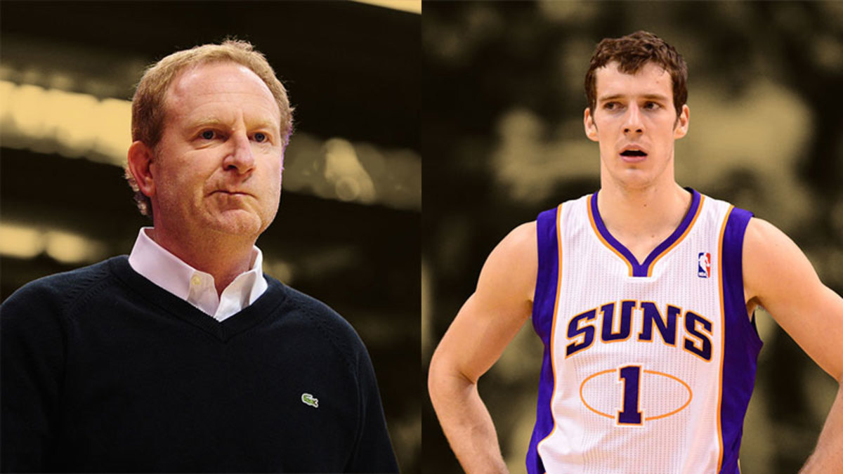 Phoenix Suns owner Robert Sarver and point guard Goran Dragic