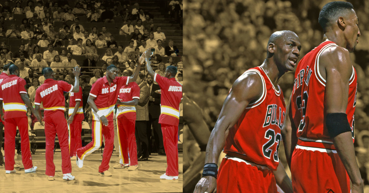 Hakeem Olajuwon and the 90s' Houston Rockets, Michael Jordan and Scottie Pippen