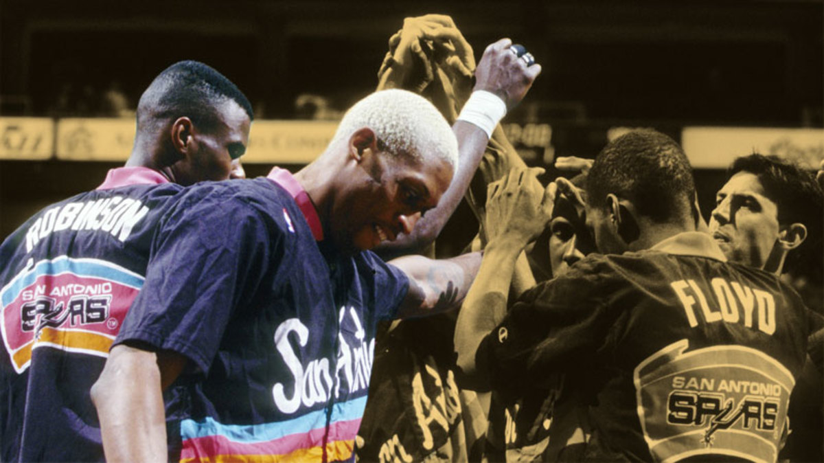Dennis Rodman's controversial stint with the San Antonio Spurs